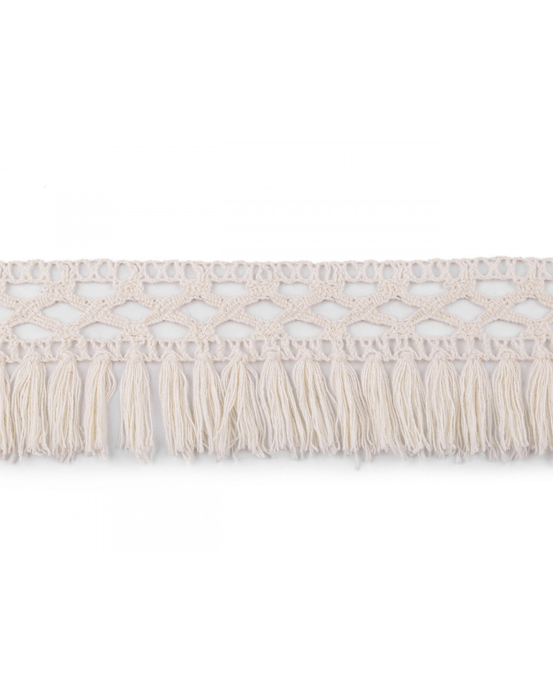 Bavlnené strapce / čipka šírka 55 mm | Mimib