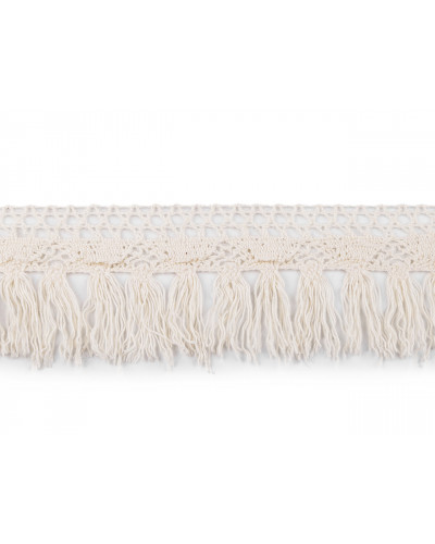 Bavlnené strapce / čipka šírka 55 mm | Mimib