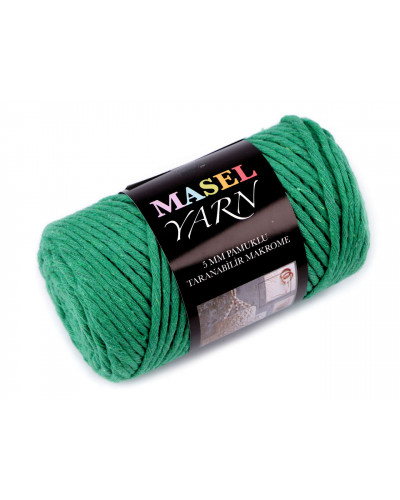 Recyklovaná bavlnená priadza macrame Ø5 mm | Mimib