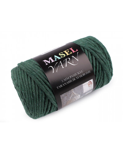 Recyklovaná bavlnená priadza macrame Ø5 mm | Mimib