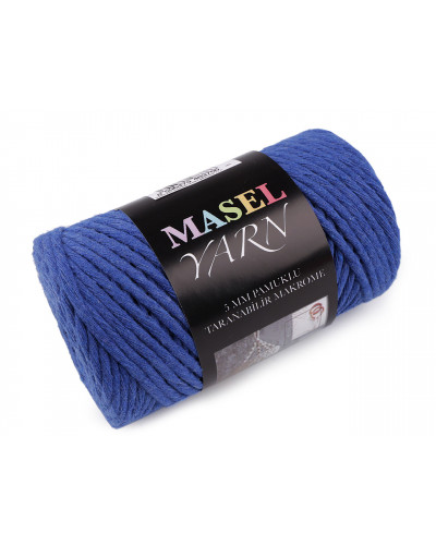 Recyklovaná bavlnená priadza macrame Ø5 mm | Mimib