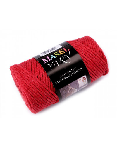 Recyklovaná bavlnená priadza macrame Ø5 mm | Mimib