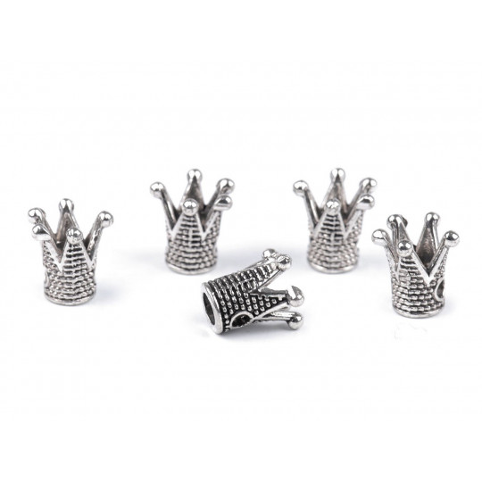 Kovová korunka na našitie 10x10 mm | Mimib