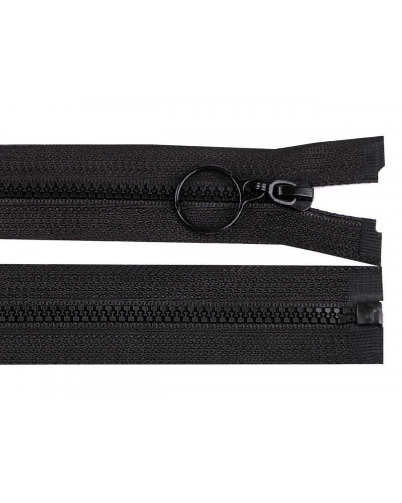 Kostený zips 4 mm deliteľný s krúžkom dĺžka 30 cm | Mimib