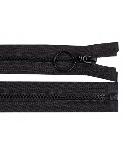 Kostený zips 4 mm deliteľný s krúžkom dĺžka 40 cm | Mimib