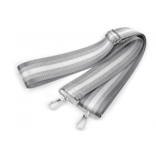 Textilné ucho / popruh na tašku s karabínami šírka 5 cm | Mimib