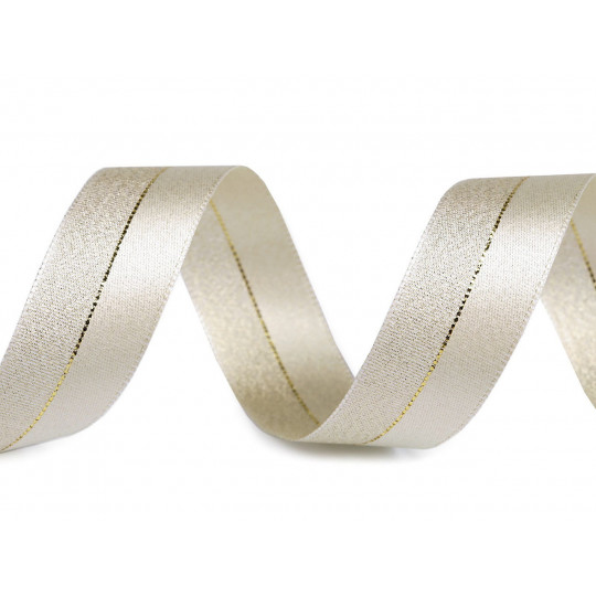 Stuha s lurexom šírka 25 mm | Mimib