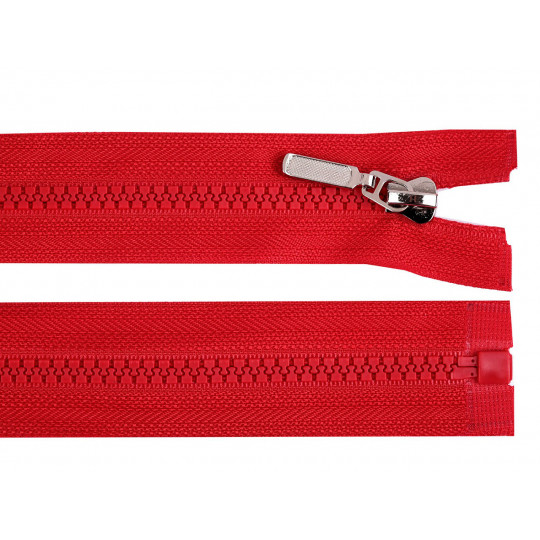 Kostený zips No 5 dĺžka 60 cm s ozdobným jazdcom | Mimib