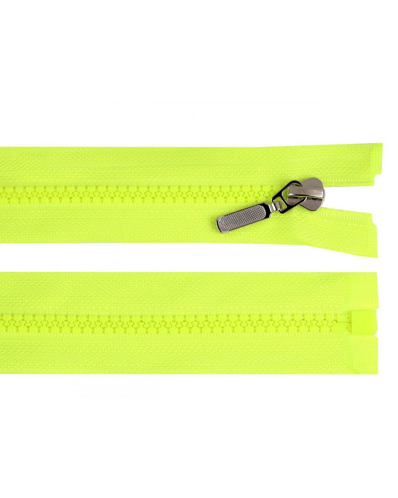 Kostený zips No 5 dĺžka 90 cm s ozdobným jazdcom | Mimib