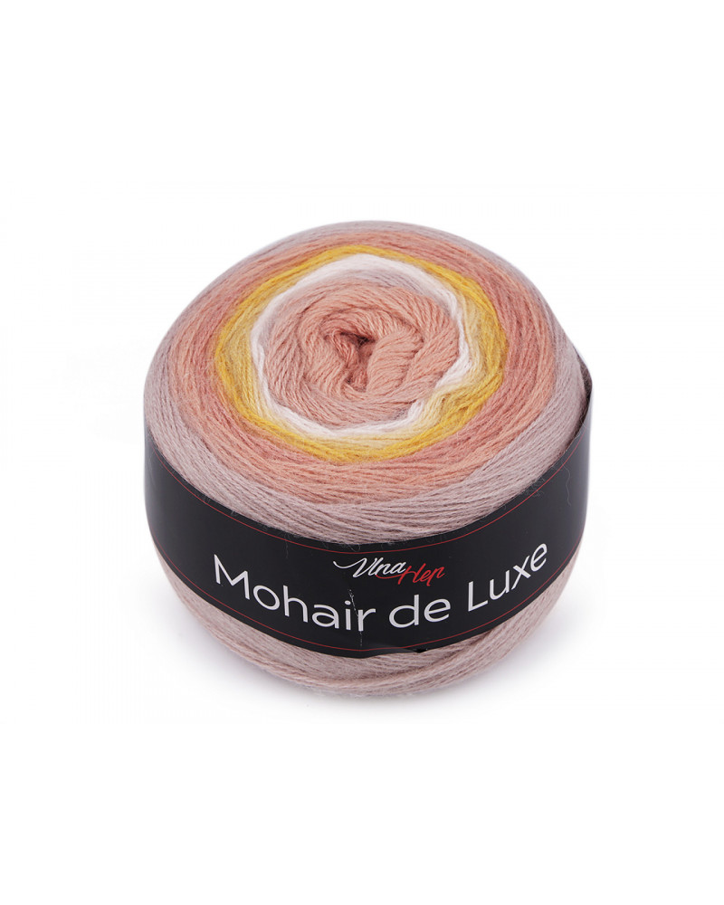 Pletacia priadza Mohair de Luxe 150 g | Mimib