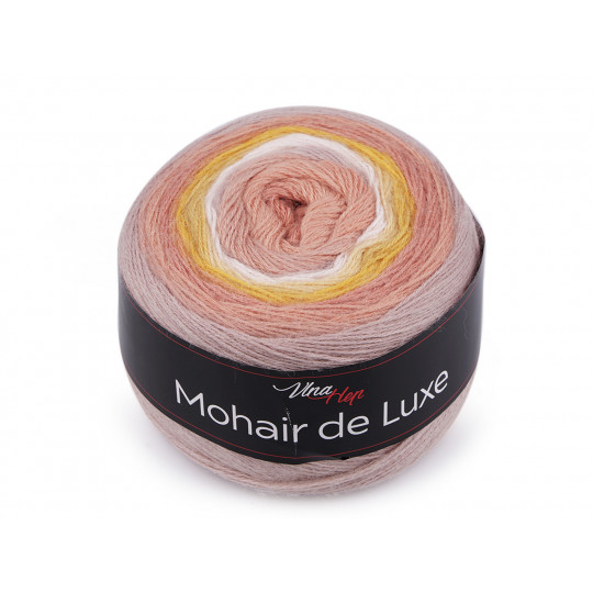 Pletacia priadza Mohair de Luxe 150 g | Mimib