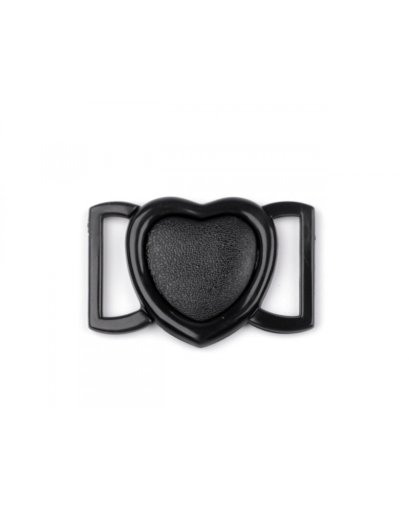 Plavkové zapínanie srdce šírka 20 mm plastové | Mimib