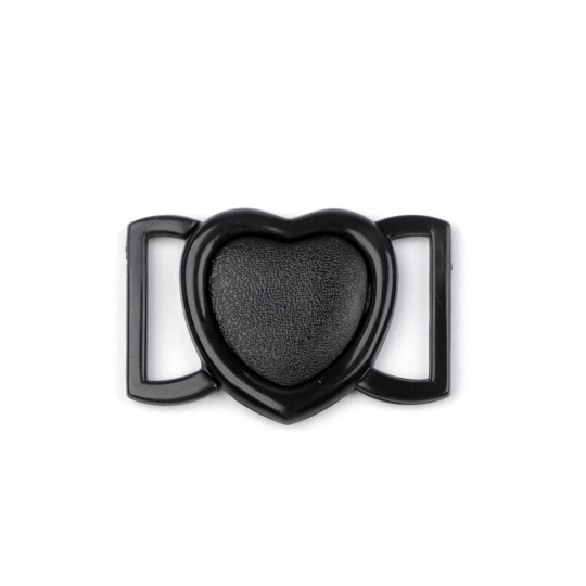 Plavkové zapínanie srdce šírka 20 mm plastové | Mimib