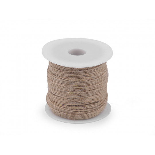 Jutová stuha šírka 6 mm | Mimib