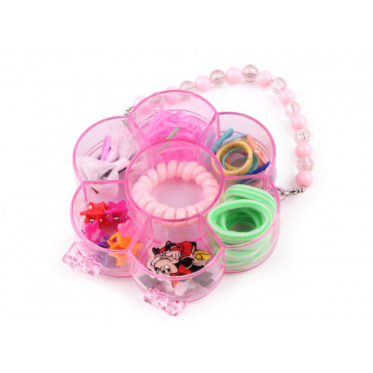 Súprava vlasových ozdôb a gumičiek v boxe | Mimib