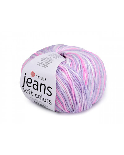 Pletacia priadza Jeans Soft Color 50 g | Mimib