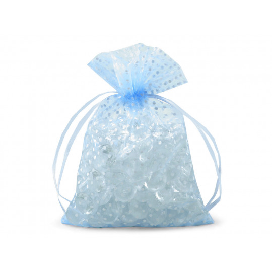 Darčekové vrecúško bodky 13x18 cm organza | Mimib