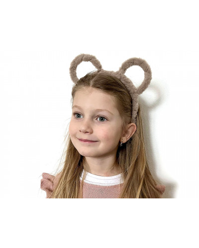 Kožušinová čelenka do vlasov | Mimib