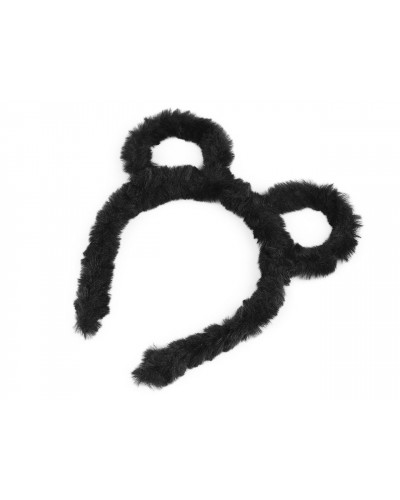 Kožušinová čelenka do vlasov | Mimib