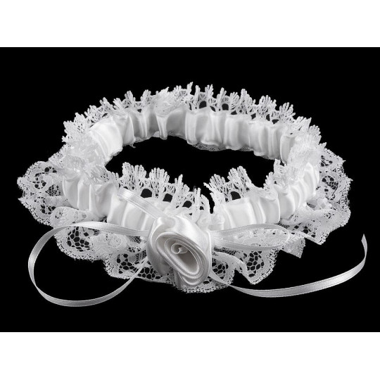 Svadobný podväzok čipkový | Mimib