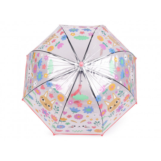 Detský priehľadný vystreľovací dáždnik | Mimib