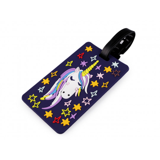 Menovka / visačka na kufor sova, jednorožec | Mimib