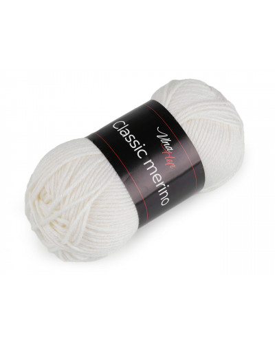 Pletacia priadza Classic Merino 50 g | Mimib