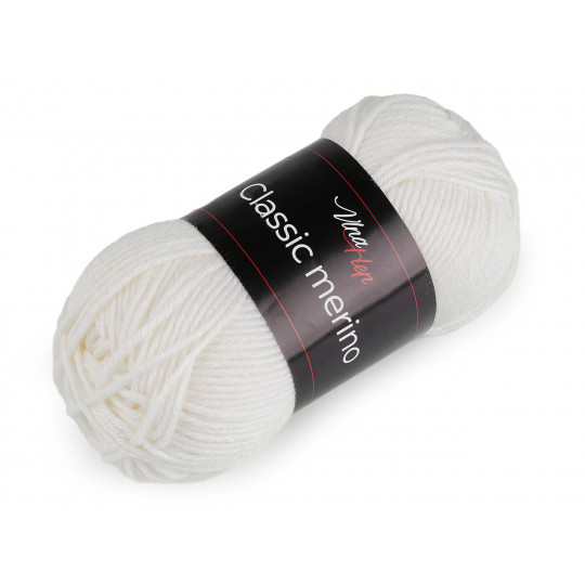 Pletacia priadza Classic Merino 50 g | Mimib