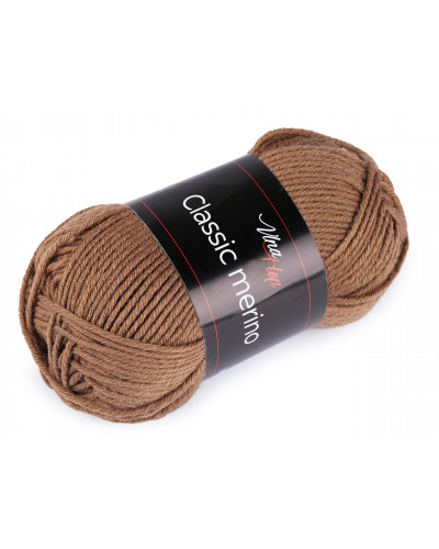 Pletacia priadza Classic Merino 50 g | Mimib