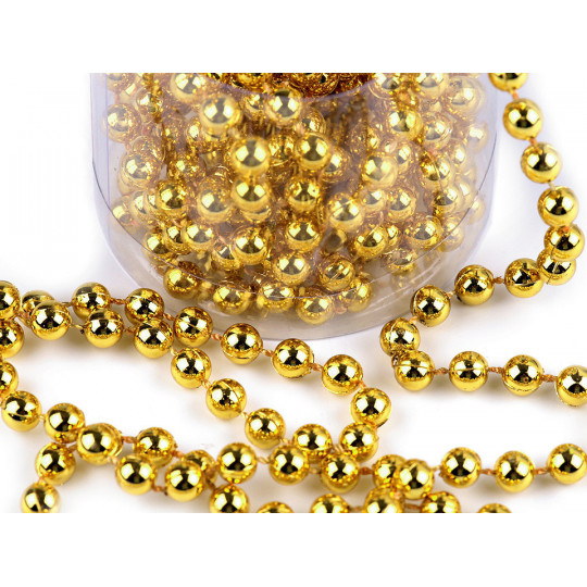 Perlová reťaz Ø6 mm vianočná | Mimib