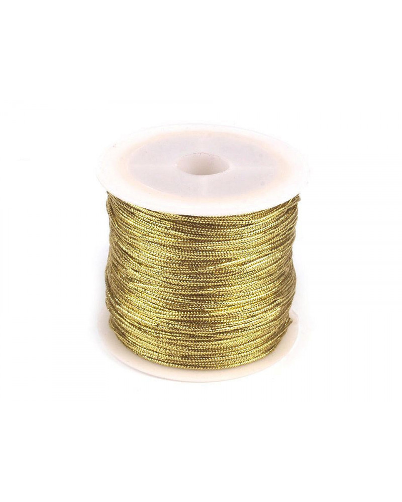 Dutinka s lurexom Ø1 mm guľatá, vianočná | Mimib