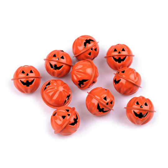 Rolnička tekvica halloween Ø30 mm | Mimib