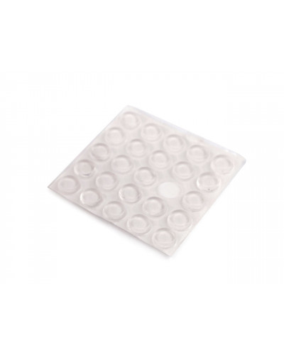 Samolepiace protišmykové podložky silikónové 25 ks Ø9 mm | Mimib