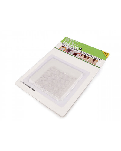 Samolepiace protišmykové podložky silikónové 25 ks Ø9 mm | Mimib