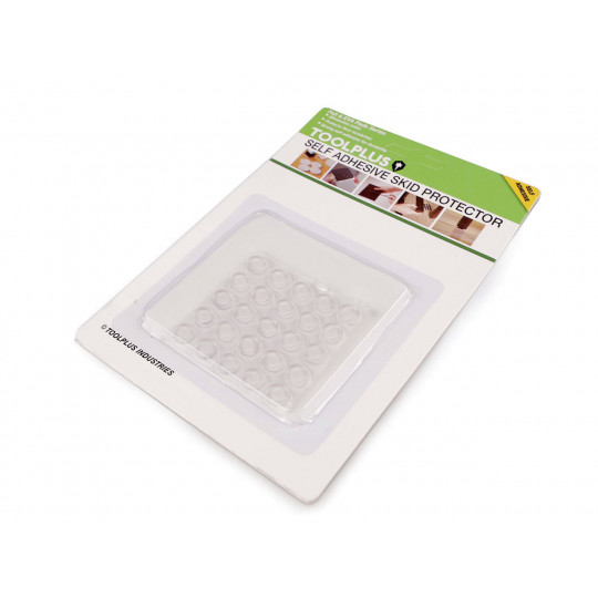 Samolepiace protišmykové podložky silikónové 25 ks Ø9 mm | Mimib
