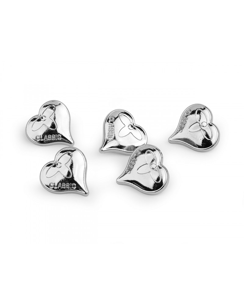 Kovový gombík srdce veľkosť 24", 28" | Mimib