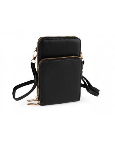 Peňaženka s vreckom na mobil cez rameno crossbody 11,5x18cm | Mimib