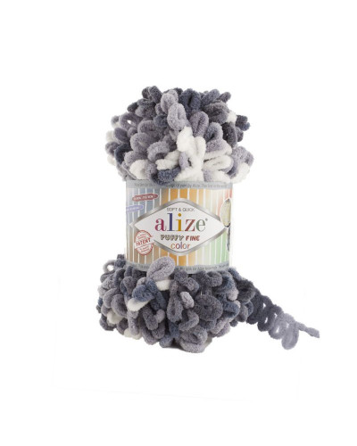 Pletacia priadza Alize Puffy Fine Color 14 m, 100 gr. | Mimib