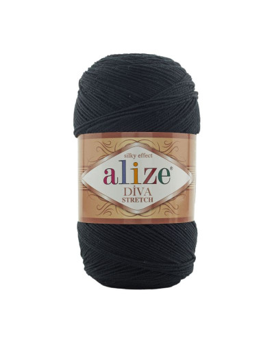 Alize Diva Stretch 400 m, 100 gr. | Mimib