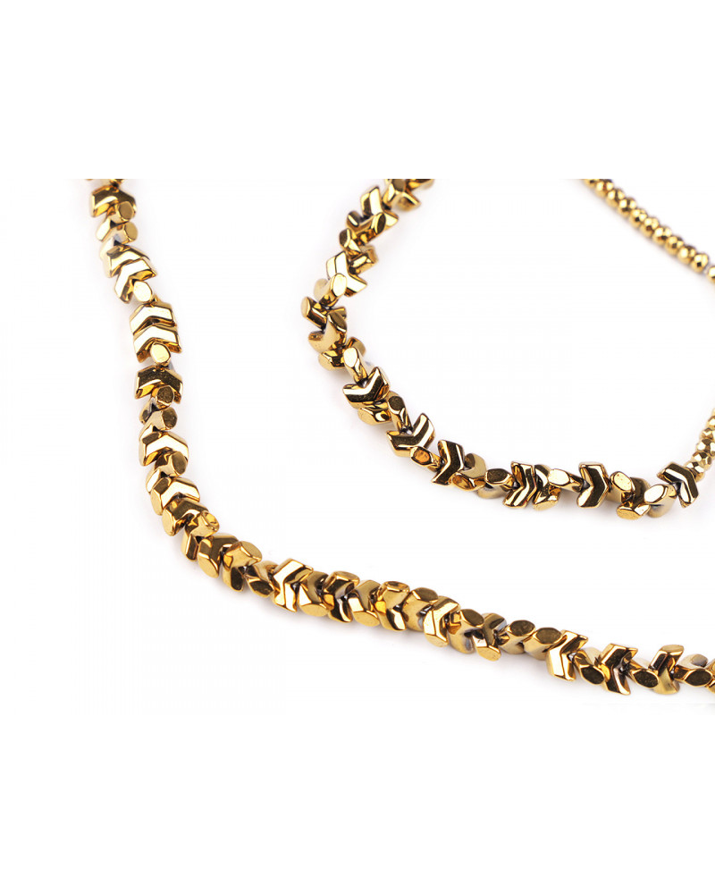 Súprava náhrdelník a náramok hematitový - 1 sada | Mimib