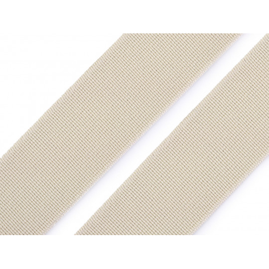 Guma hladká mäkká tkaná šírka 25 mm - 2 m | Mimib