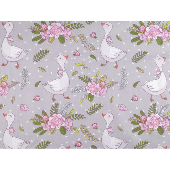 Bavlnená látka / plátno husi - 1 m | Mimib