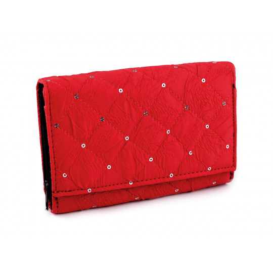 Dámska peňaženka textilná s flitrami 10x15 cm - 1 ks | Mimib