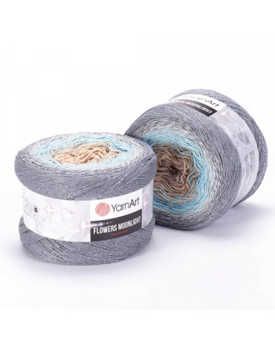 YarnArt Flowers Moonlight 1000m, 260 gr. | Mimib