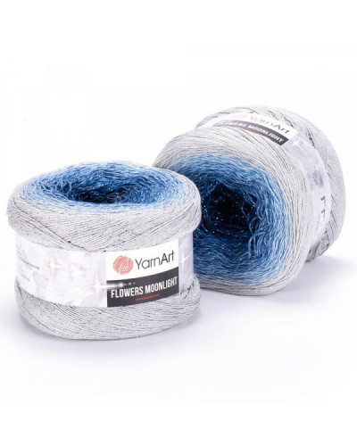 YarnArt Flowers Moonlight 1000m, 260 gr. | Mimib