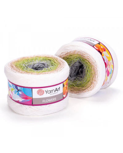 YarnArt Flowers 1000m, 250 gr. | Mimib