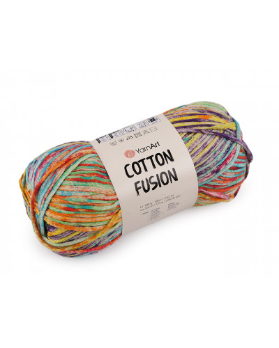 Bavlnená pletacia priadza Cotton Fusion 100 g - 1 ks | Mimib