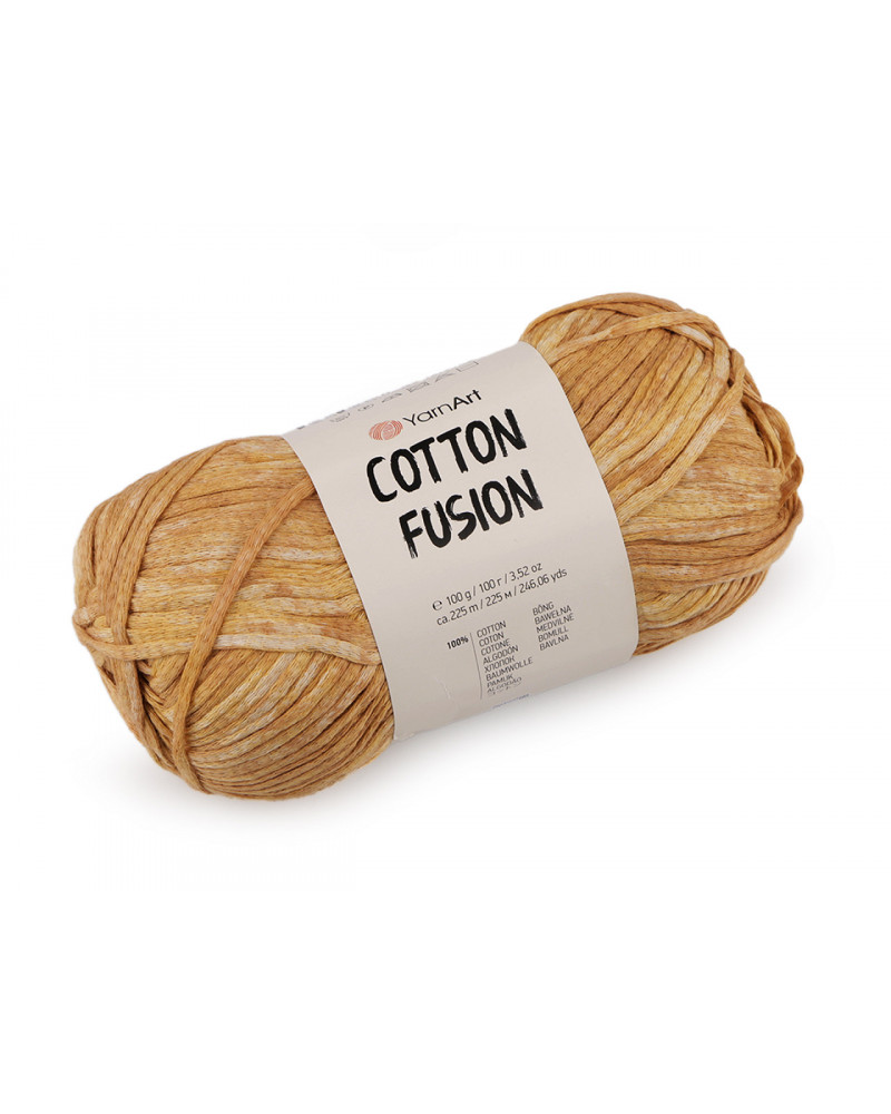 Bavlnená pletacia priadza Cotton Fusion 100 g - 1 ks | Mimib