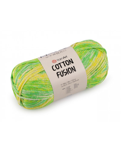 Bavlnená pletacia priadza Cotton Fusion 100 g - 1 ks | Mimib