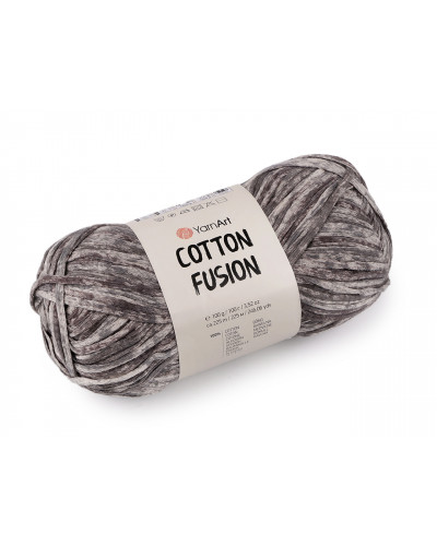 Bavlnená pletacia priadza Cotton Fusion 100 g - 1 ks | Mimib